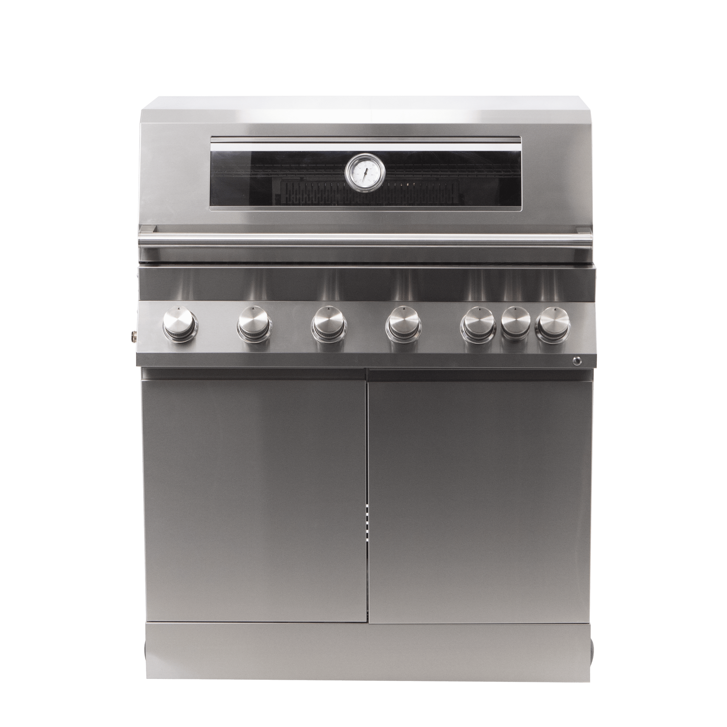 Bricocenter BARBECUE A GAS 6+1 FUOCHI PER CUCINA DA ESTERNO NATERIAL ILO