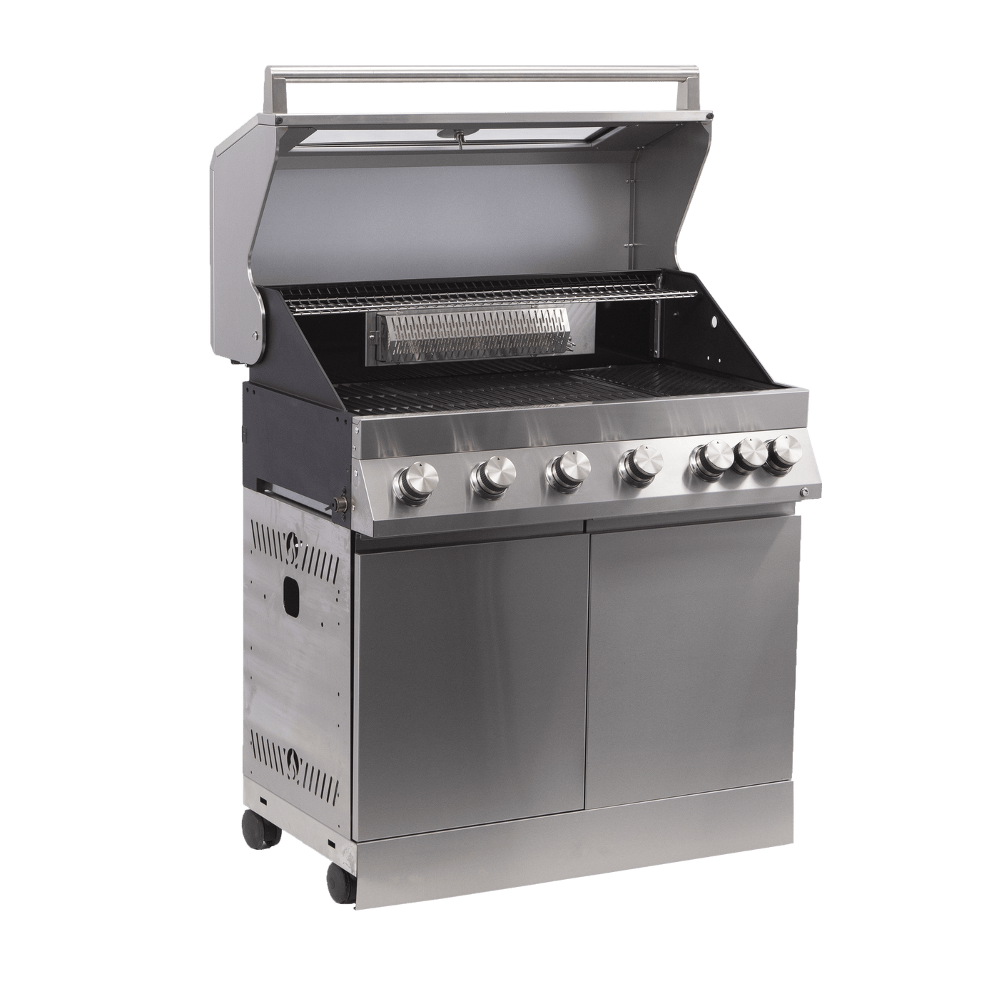 Bricocenter BARBECUE A GAS 6+1 FUOCHI PER CUCINA DA ESTERNO NATERIAL ILO