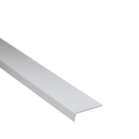 ANGOLARE PROFILE A "L" IN PVC 40X10X1,5MMMM 2,6M BIANCO OPACO