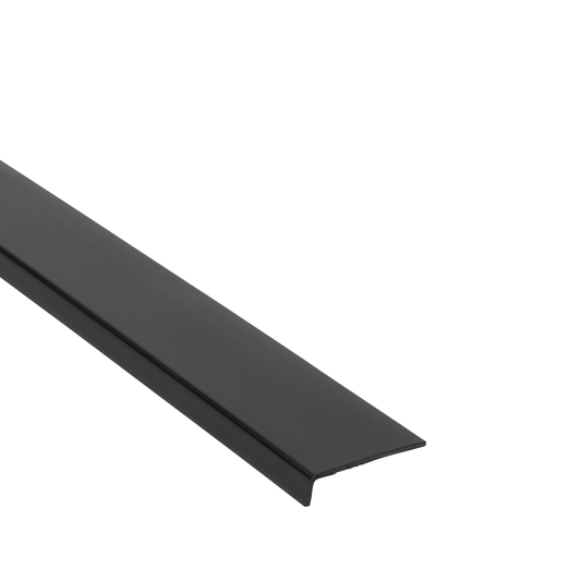 Bricocenter PROFILO ANGOLARE A "L" IN PVC 40X10X1,5MMMMM 2,6M NERO OPACO