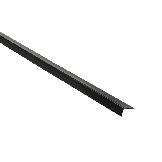 Bricocenter PROFILO ANGOLARE A "L" IN PVC 40X10X1,5MMMMM 2,6M NERO OPACO