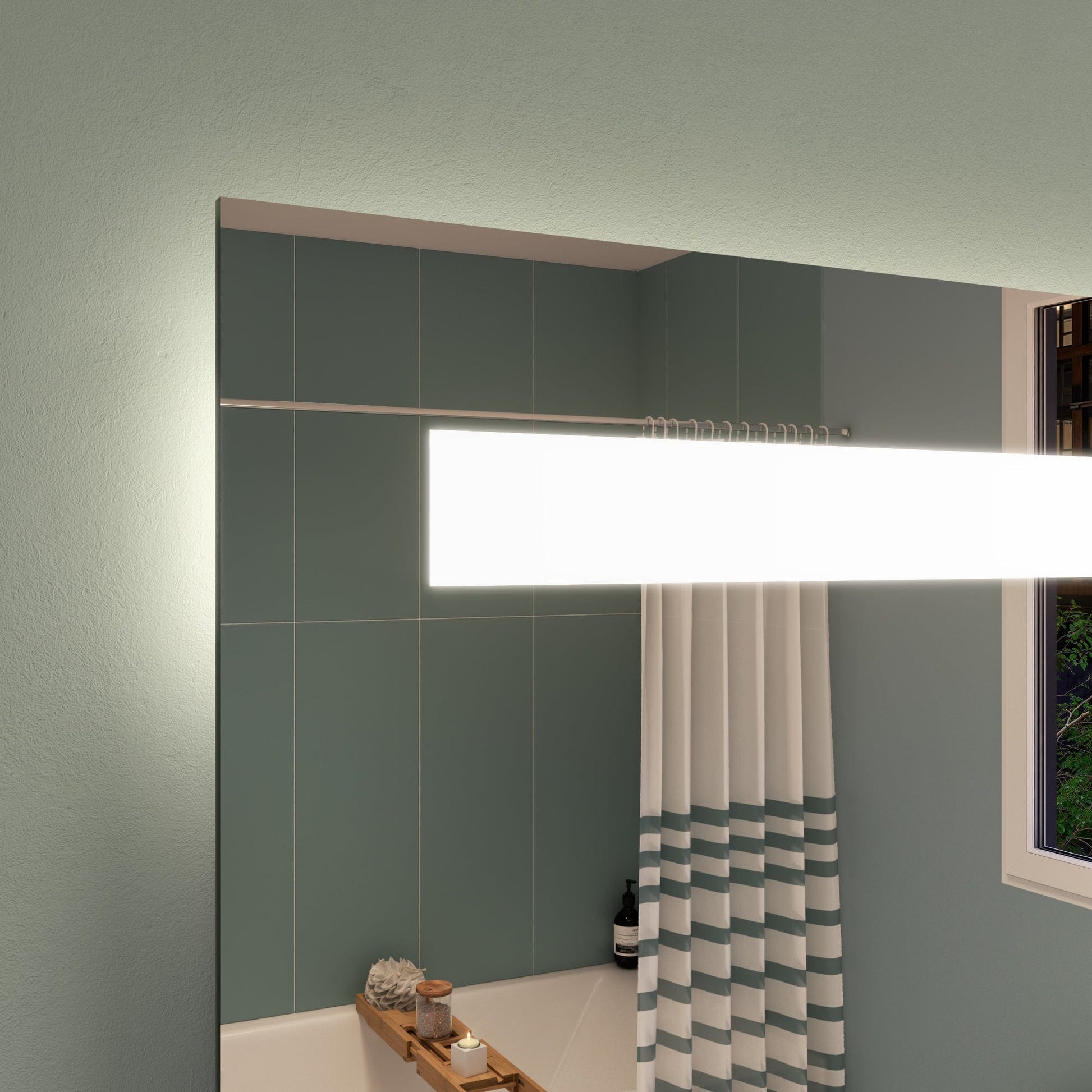 Bricocenter SPECCHIO BAGNO  ESSENTIAL RETROILLUMINATO L 50 H 70 CM