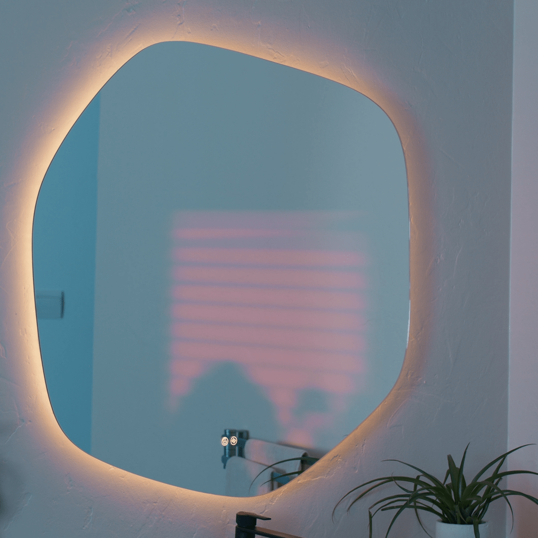 Bricocenter SPECCHIO BAGNO MODERN METEORA RETROILLUMINATO H 90 L 100 CM