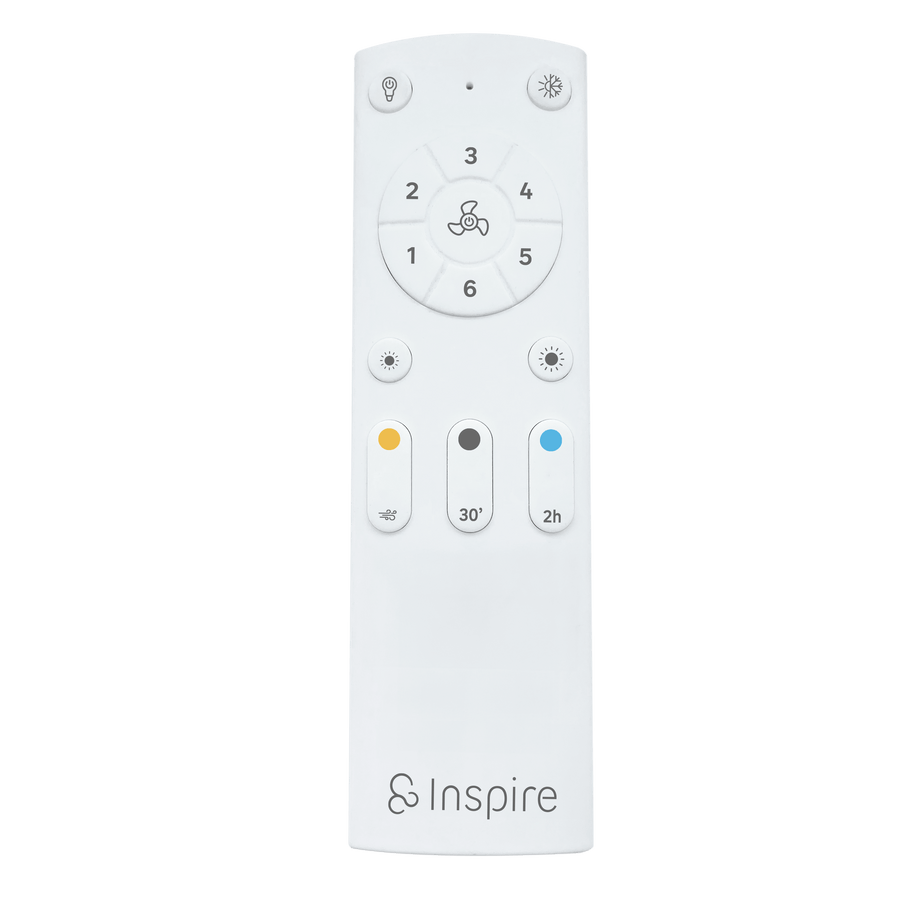 Bricocenter VENTILATORE DA SOFFITTO ARUBA PLUS BIANCO LED 18W D112 CCT DIMMERABILE