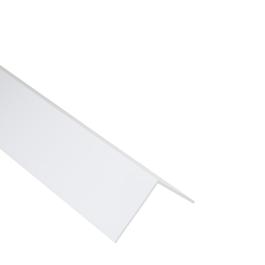 ANGULAR AND PVC PROFILE 40X40X1.5MM 2.6M OPAQUE WHITE