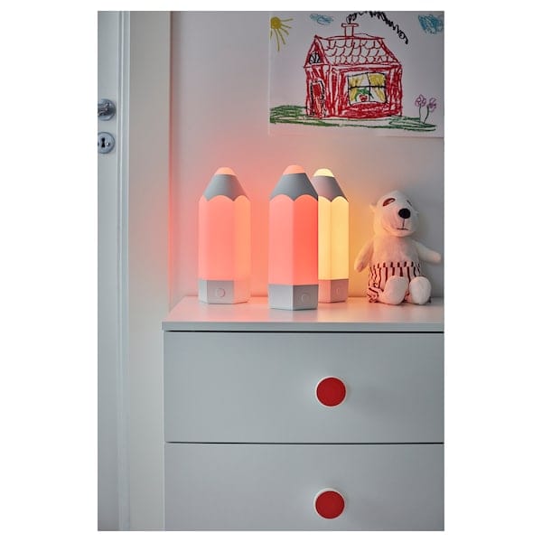 Ikea PELARBOJ LED table lamp - multicolored ,