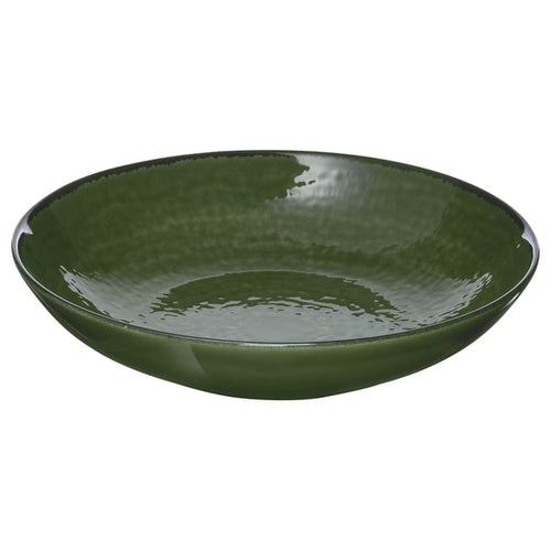 PELARKAKTUS deep plate, green, 23 cm