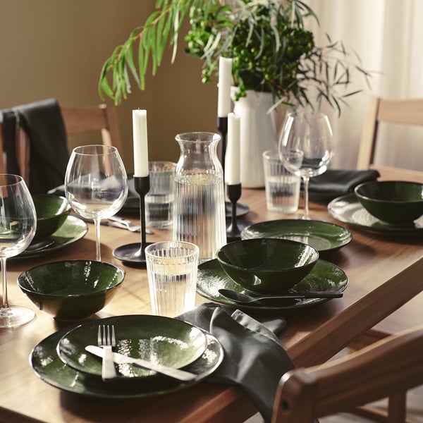 PELARKAKTUS fruit plate, green, 20 cm Fruit plate, green,20 cm
