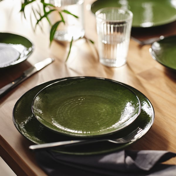 PELARKAKTUS fruit plate, green, 20 cm Fruit plate, green,20 cm