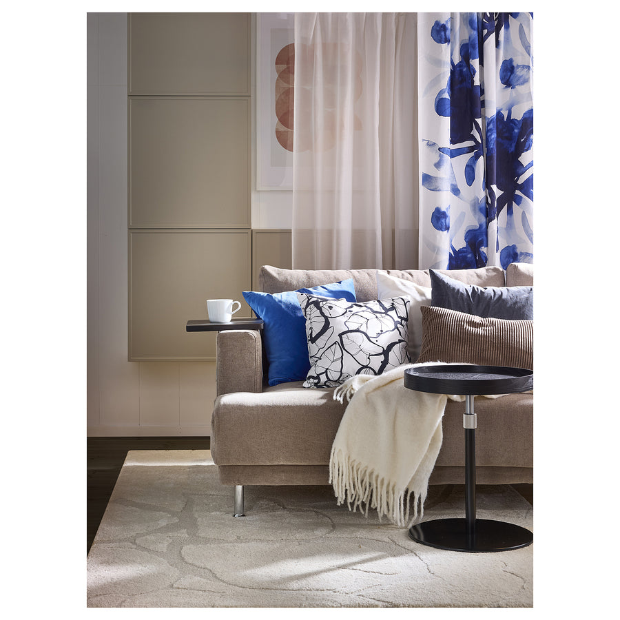 PELARKÖRSBÄR cushion cover, white/black, 50x50 cm