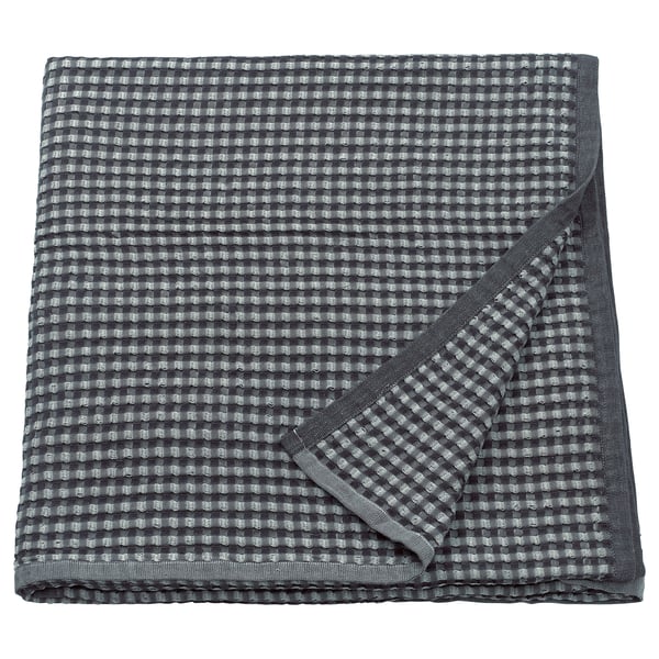 PELARTUJA - PELARTUJA Bedspread, dark grey/light grey, 230x250 cm