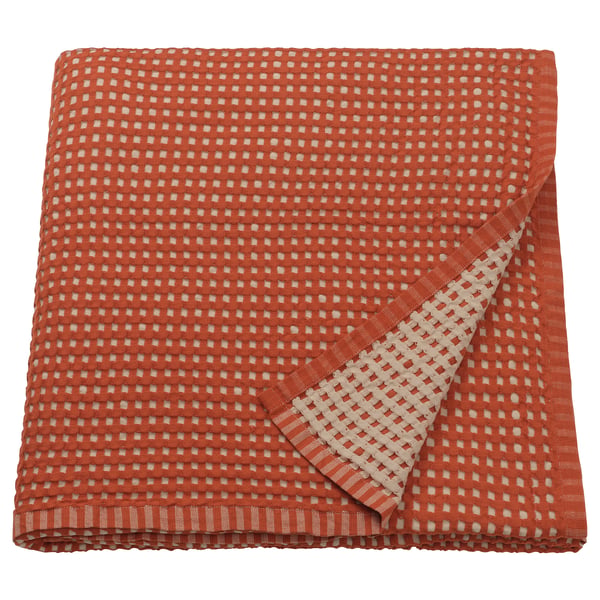 PELARTUJA bedspread, red-brown/beige, 150x250 cm