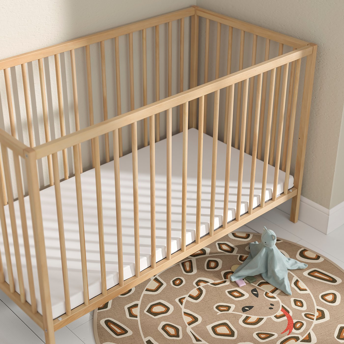 PELLEPLUTT foam mattress for cot, 60x120x6 cm
