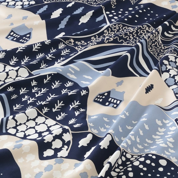 PENDELKAKTUS - PENDELKAKTUS Pre-cut fabric, mountains/multicolour, 150x300 cm