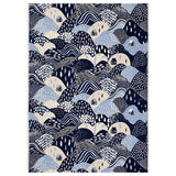 PENDELKAKTUS pre-cut fabric, mountains/multicolour, 150x300 cm