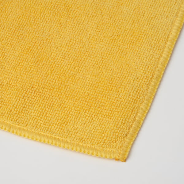 PEPPRIG microfiber cloth, green blue/yellow, 28x28 cm, 3 pack