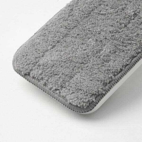 Ikea PEPPRIG - Microfibre pad for flat mop, grey, 10x29 cm