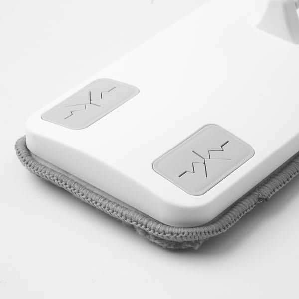 PEPPRIG microfibre pad for flat mop, grey, 29x10 cm, 2 pack