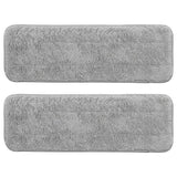 PEPPRIG microfibre pad for flat mop, grey, 10x29 cm, 2 pack