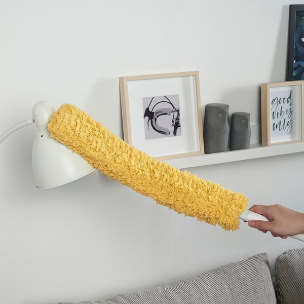 PEPPRIG duster cover, yellow, 45x7 cm