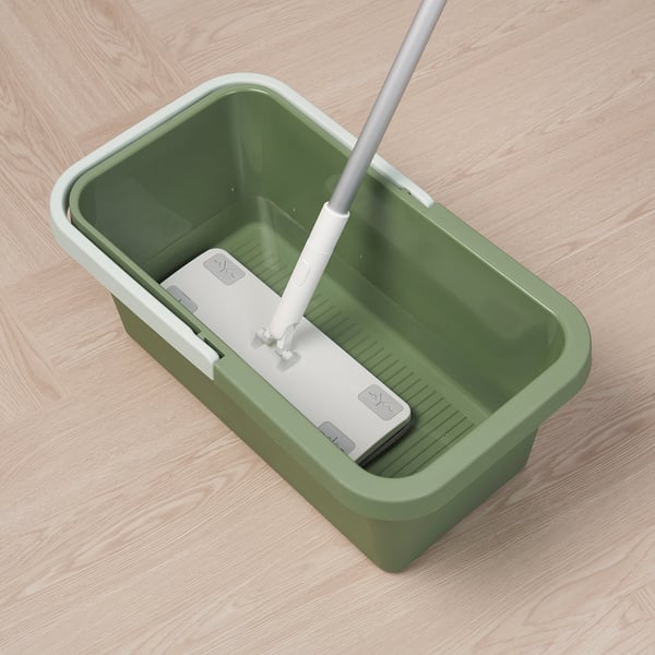 PEPPRIG cleaning bucket and caddy, green