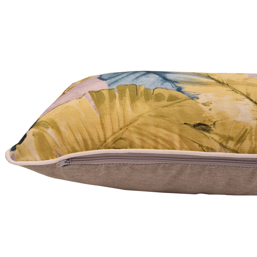 Bricocenter CUSCINO SFODERABILE TURQUESA 50X50CM CON PIPING IDROREPELLENTE ANTIMACCHIA RETRO T.UNITA