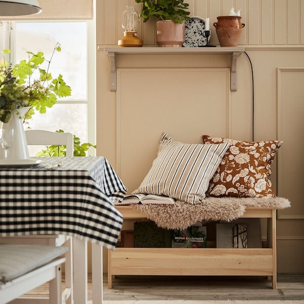 Ikea PERJOHAN - Bench with storage, pine, 100 cm