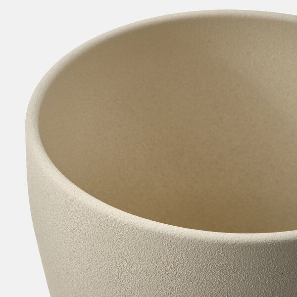 PERSILLADE - Plant pot, light beige, 12 cm