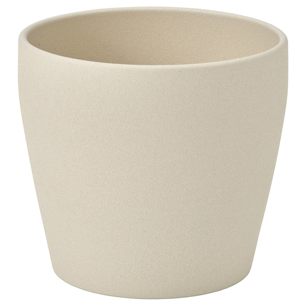 PERSILLADE - Plant pot, light beige, 12 cm