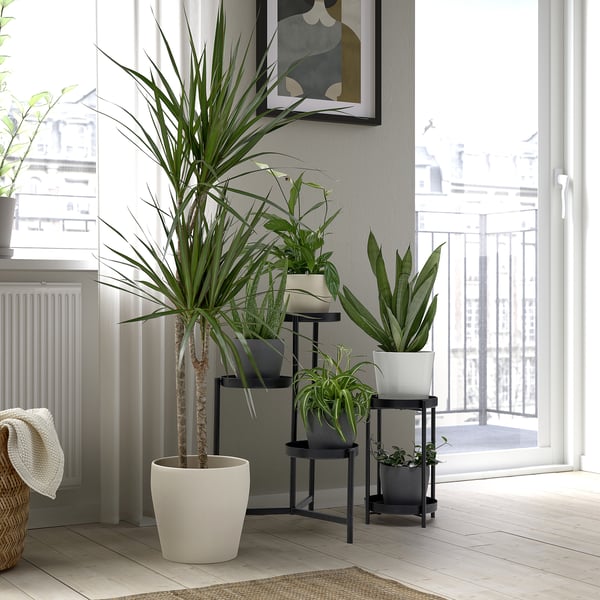 PERSILLADE plant pot, light beige, 19 cm