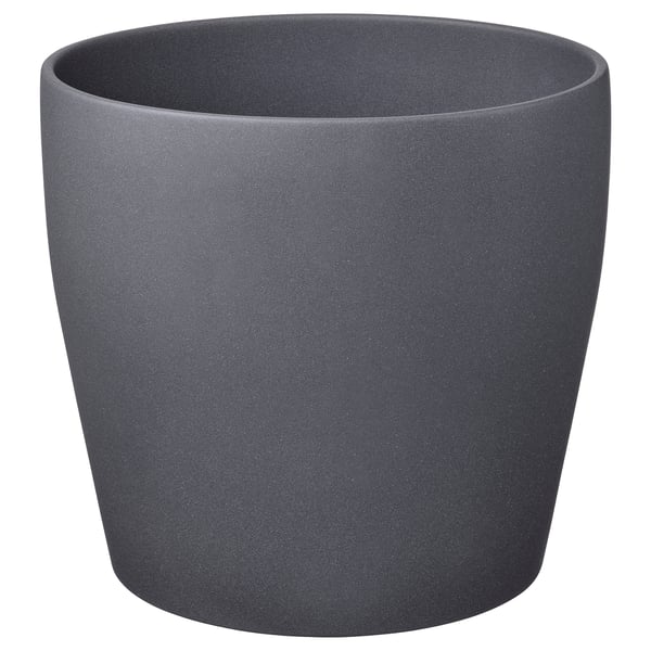 PERSILLADE plant pot, dark grey, 32 cm