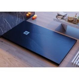 SERENITY RESIN SHOWER TRAY 70X160 X H3 CM BLACK
