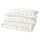 PILDVÄRGMAL - PILDVÄRGMAL Duvet cover and 2 pillowcases, white/floral pattern, 240x220/50x80 cm