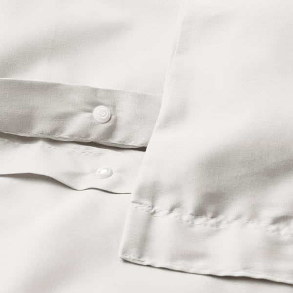 PILTANDVINGE - PILTANDVINGE Duvet cover and 2 pillowcases, white, 240x220/50x80 cm