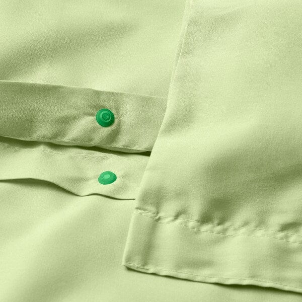 Ikea PILTANDVINGE - Duvet cover and pillowcase, light green, 150x200/50x80 cm