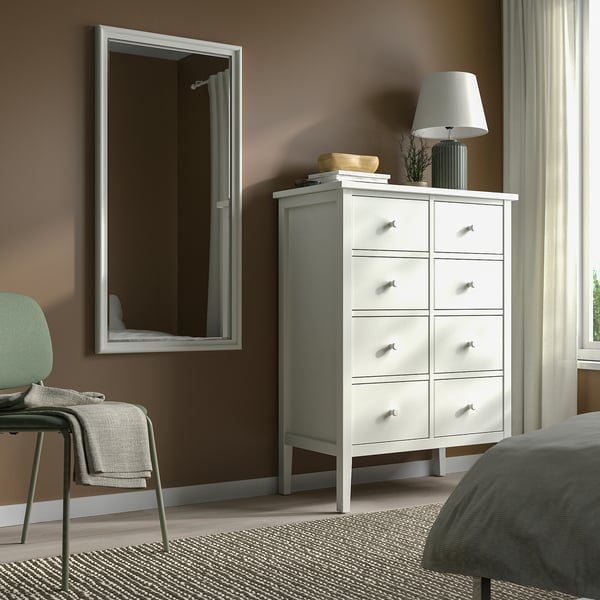 PINGSTSYREN mirror, white, 60x120 cm