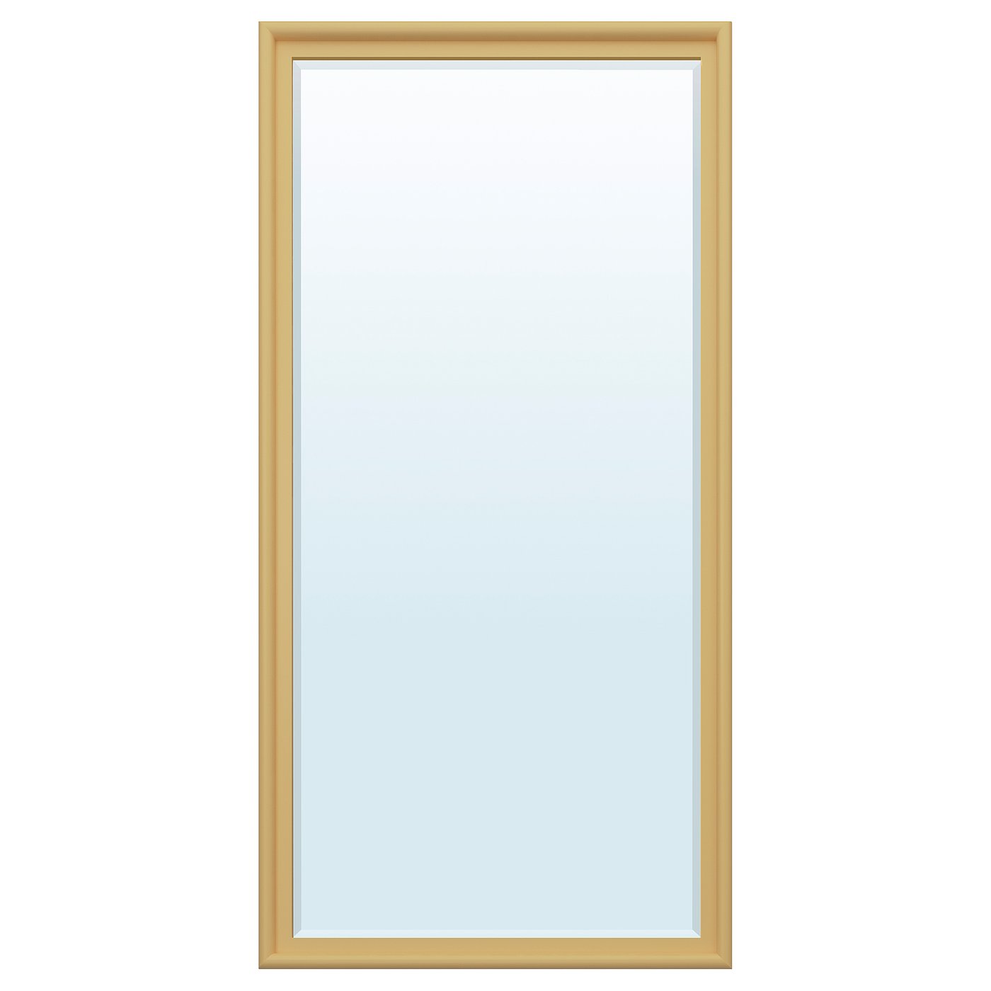 PINGSTSYREN mirror, light yellow-beige, 60x120 cm