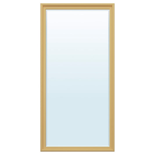 PINGSTSYREN mirror, light yellow-beige, 60x120 cm