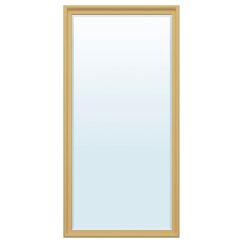 PINGSTSYREN mirror, light yellow-beige, 60x120 cm