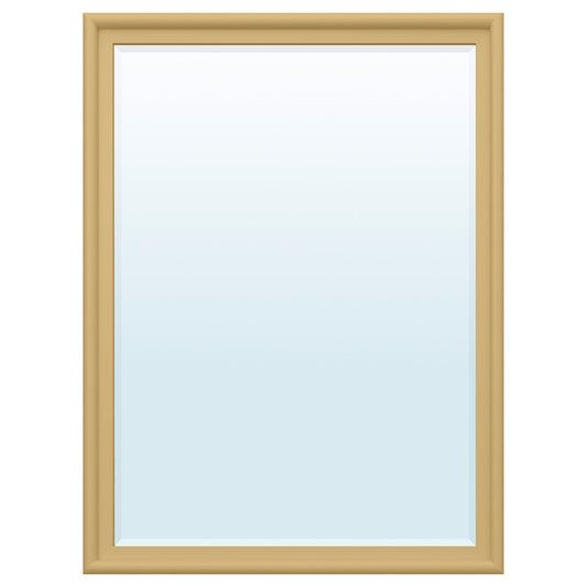 PINGSTSYREN mirror, light yellow-beige, 60x80 cm