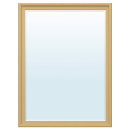 PINGSTSYREN mirror, light yellow-beige, 60x80 cm