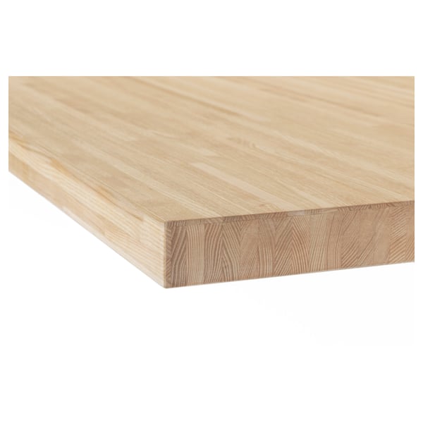 PINNARP worktop, ash/veneer, 246x3.8 cm