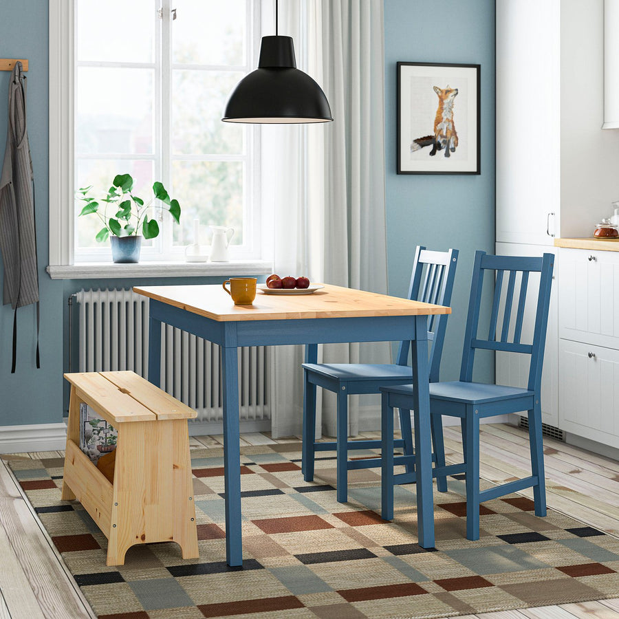 PINNTORP / PERJOHAN table with 2 chairs and bench