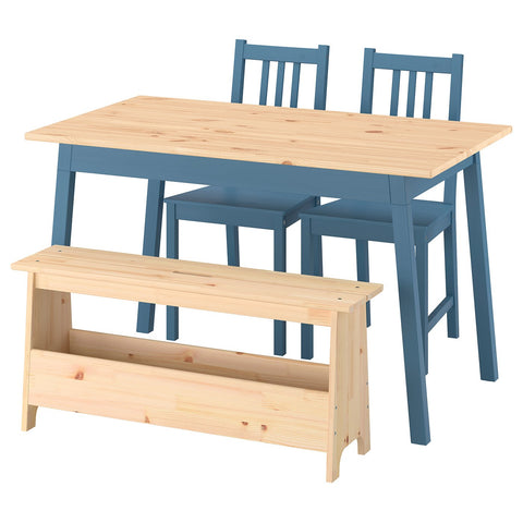 PINNTORP / PERJOHAN table with 2 chairs and bench
