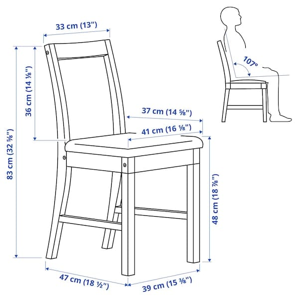 Ikea PINNTORP / PINNTORP - Table and 2 chairs
