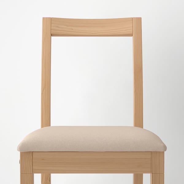 Ikea PINNTORP / PINNTORP - Table and 4 chairs, light brown stained red stain / natural light brown stain Katorp,125 cm