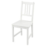 PINNTORP chair, white stained/pine, 42x90x49 cm