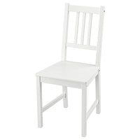 PINNTORP chair, white stained/pine, 42x90x49 cm