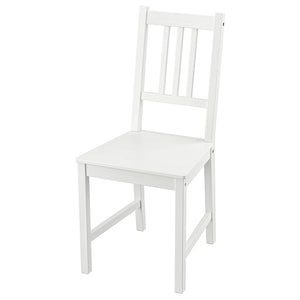 PINNTORP chair, white stained/pine, 42x90x49 cm