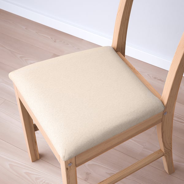 PINNTORP chair, light brown stained/Katorp natural, 41x83x49 cm
